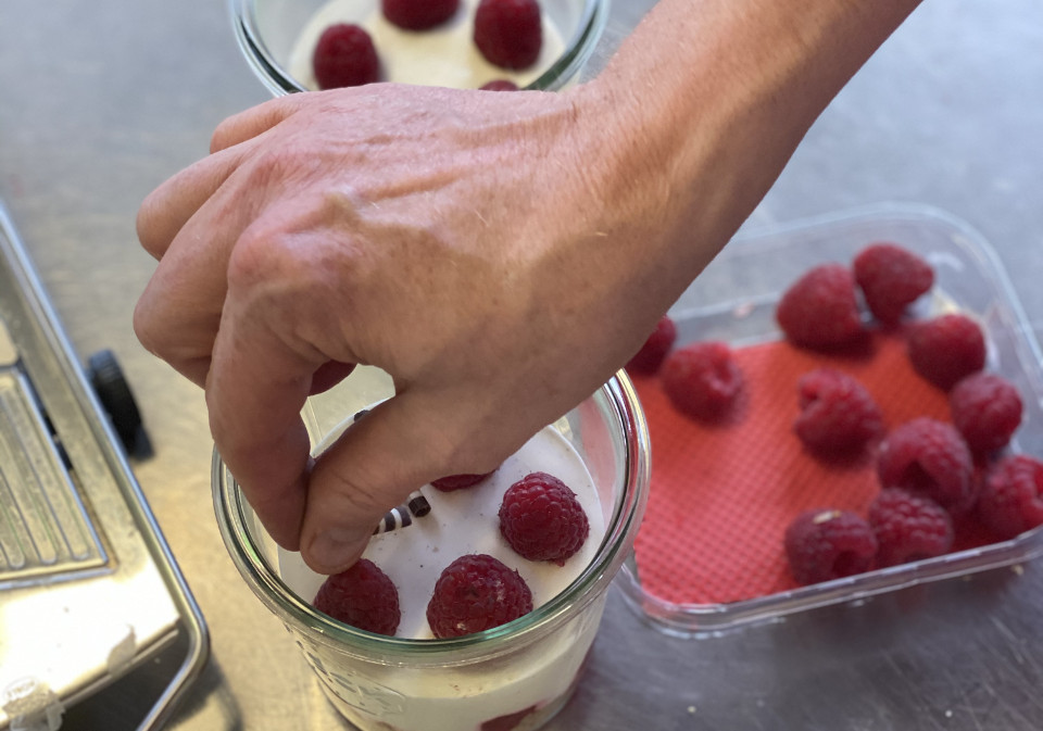 Catering nach Hause geliefert: Cheesecake als Dessert | Köln