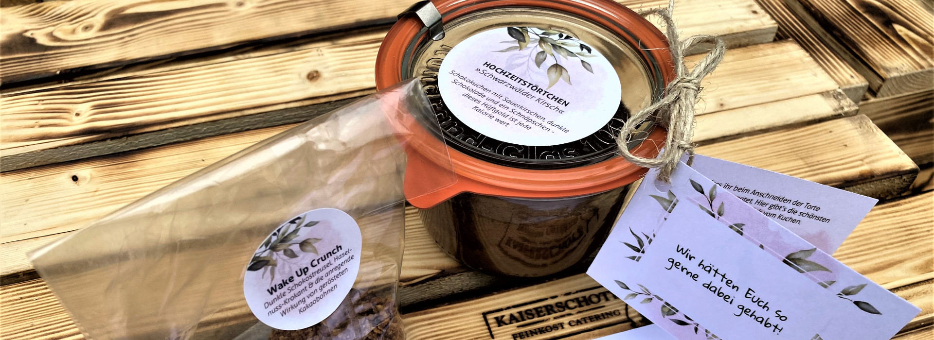 Gastgeschenk Hochzeit zum Essen